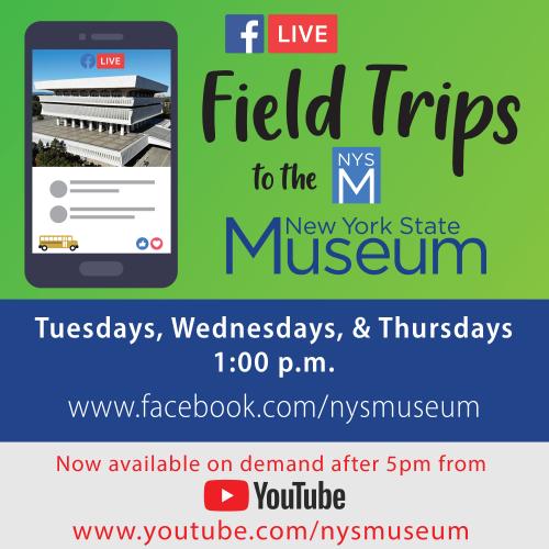 Facebook Live Field Trip to the NYSM Logo
