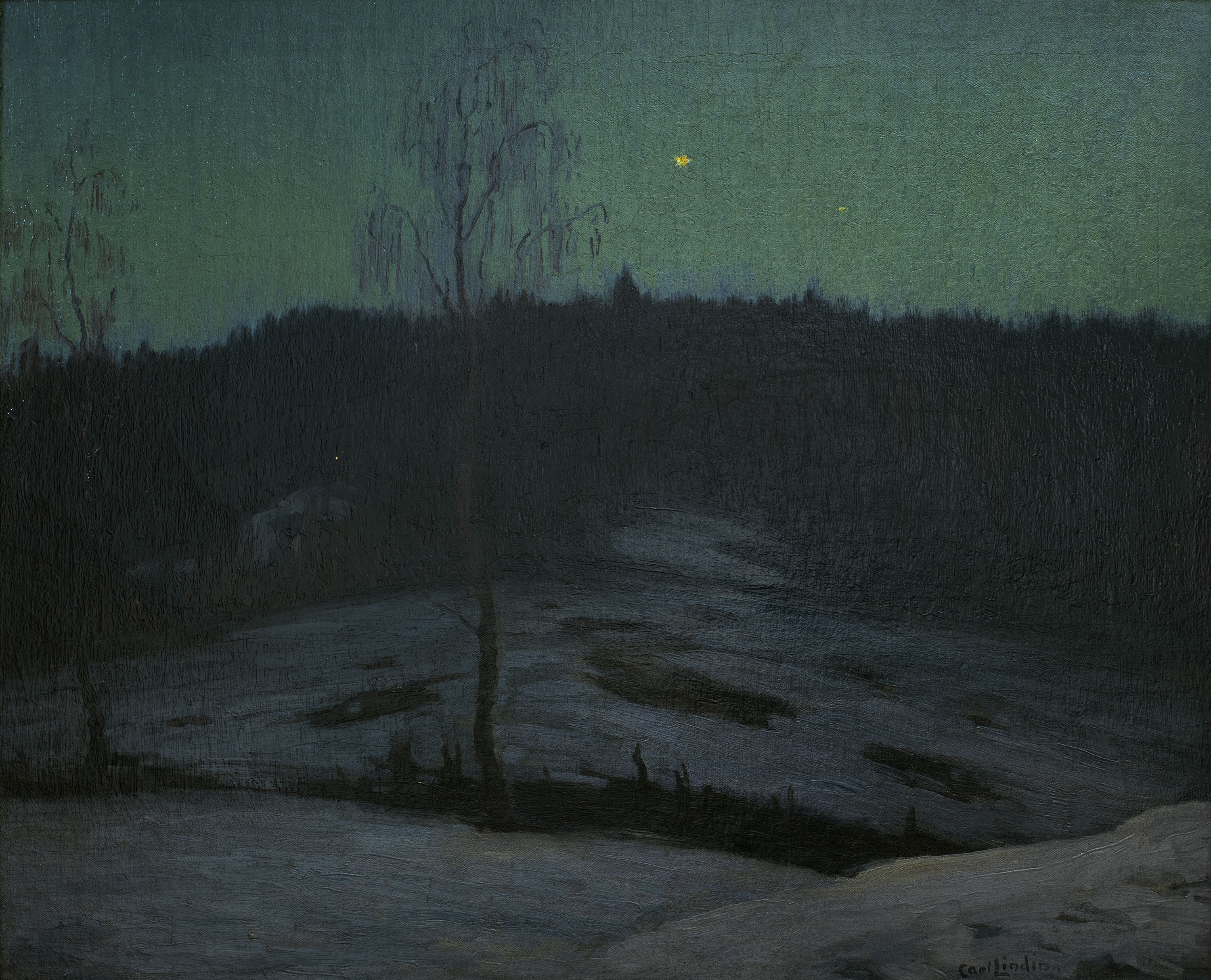Carl Olaf Eric Lindin, March Evening