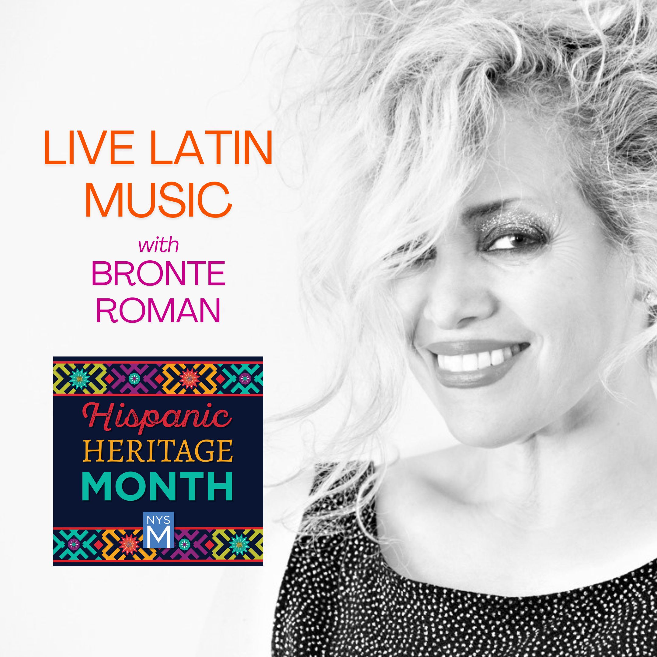 Title graphic with photo of Bronte Roman