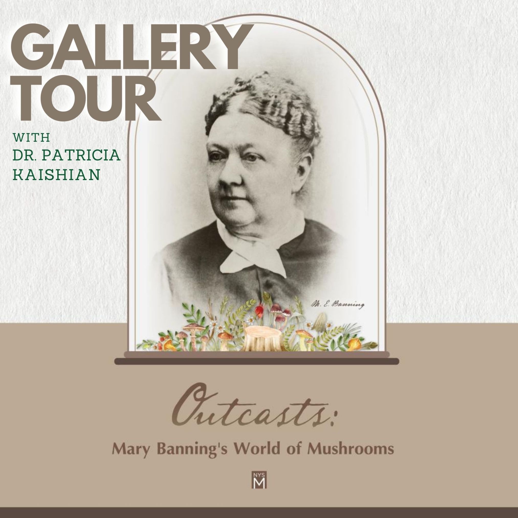 Gallery Tour over image of Mary Banning and title graphic
