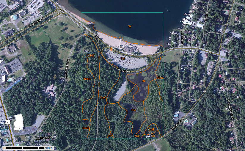 Soil Map of Million Dollar Beach Vicinity