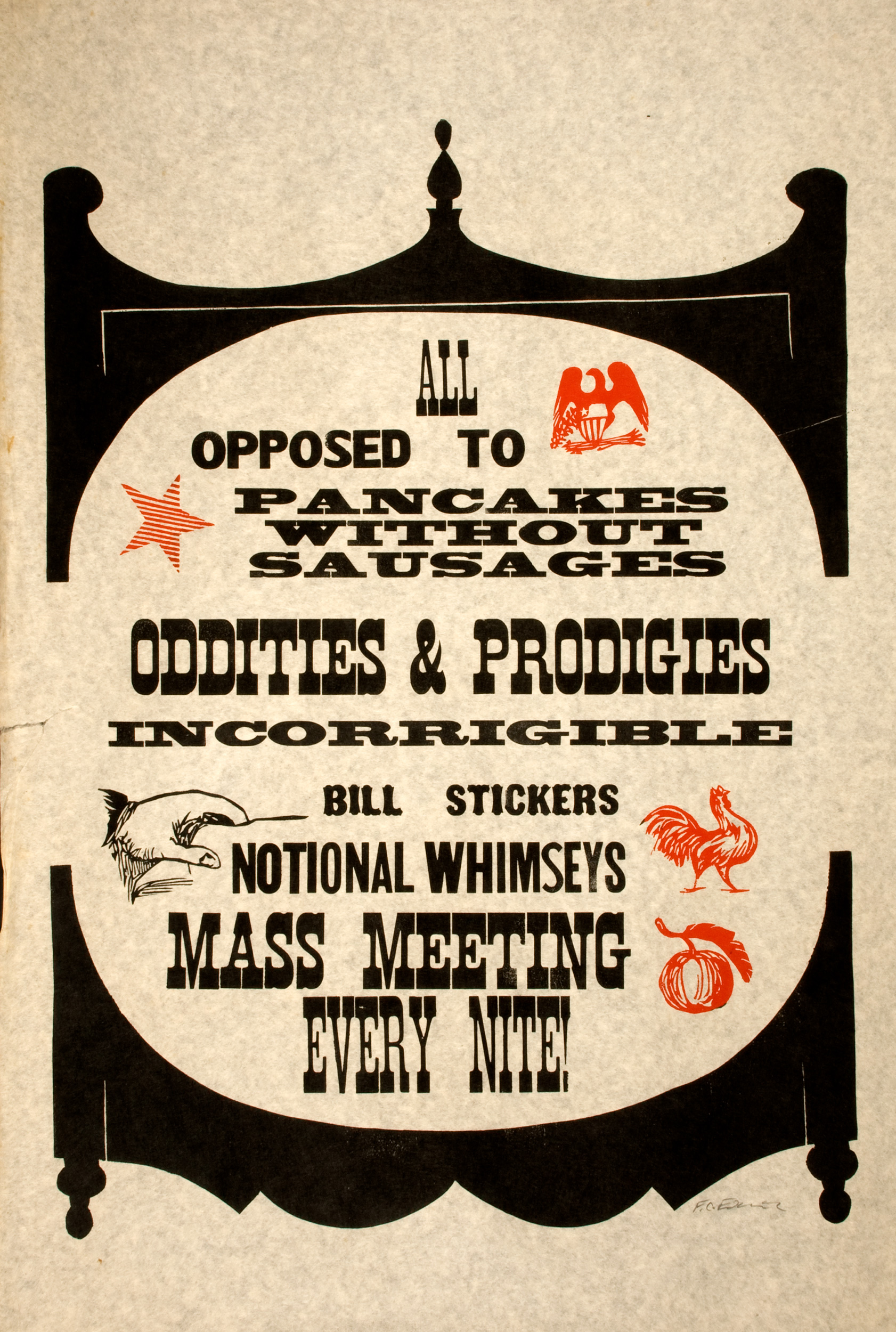 All Opposed to Pancakes...., 1966