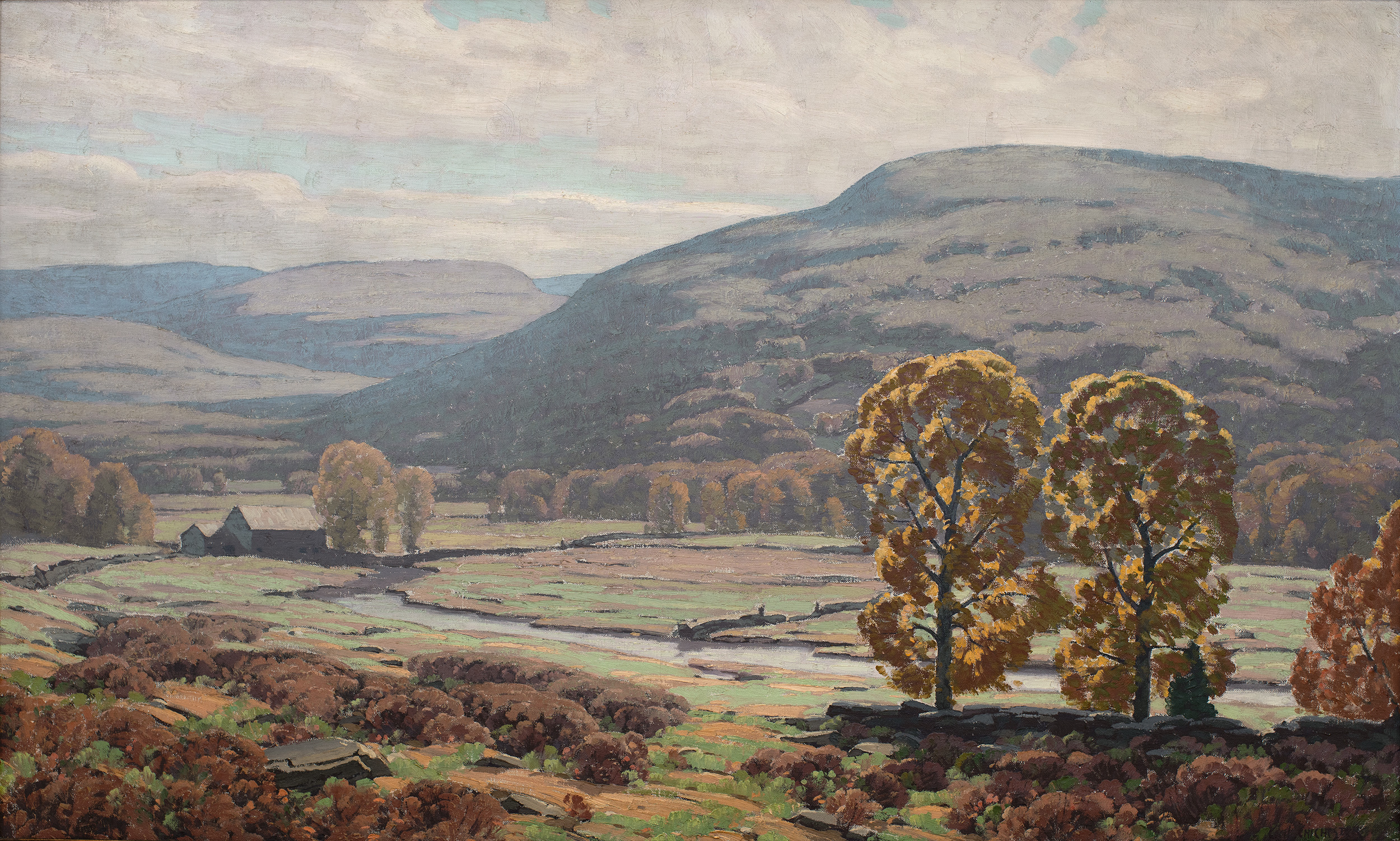 Willow Valley Near Woodstock by Cecil Chichester, c. 1925