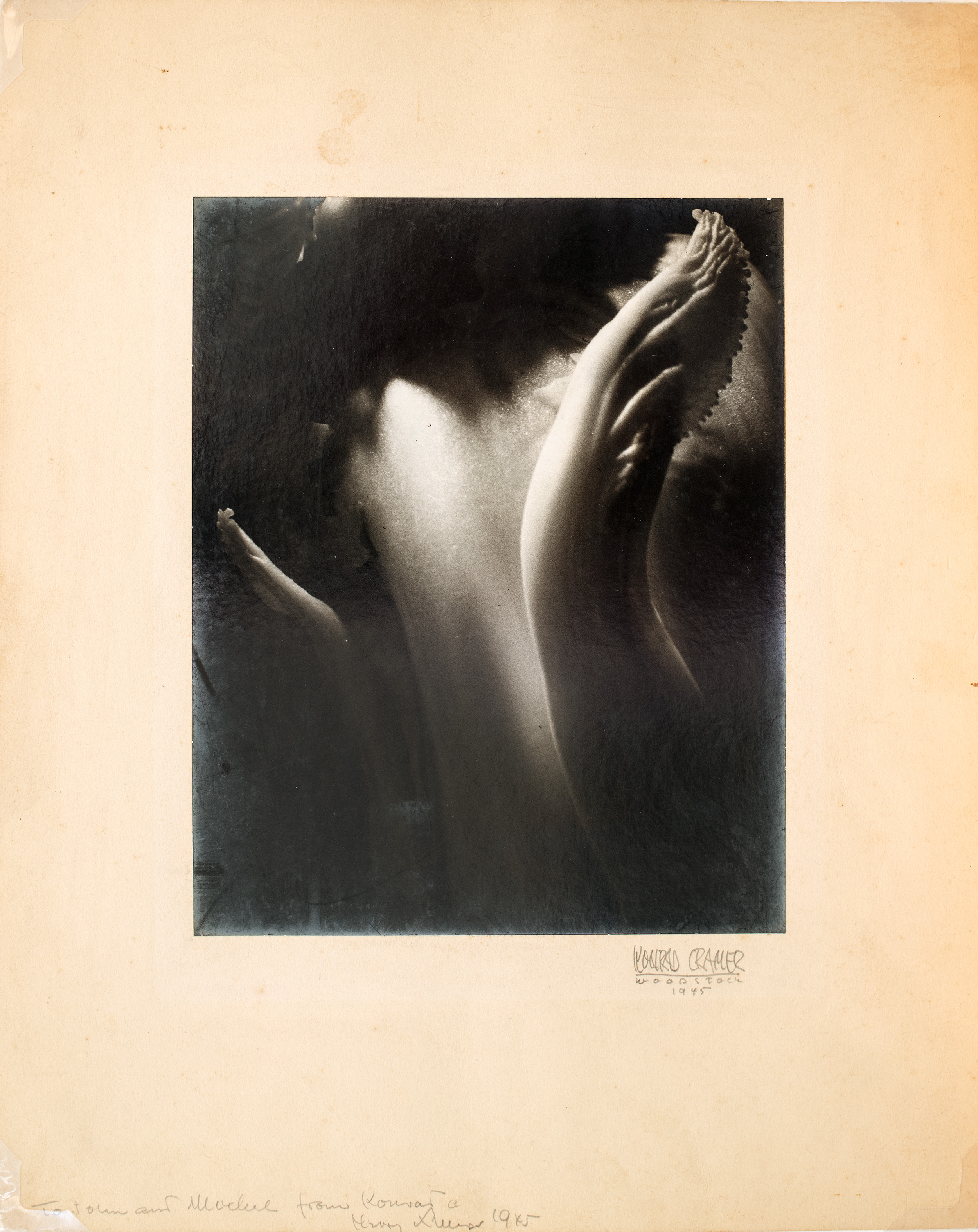 [abstract photograph] by Konrad Cramer, 1945
