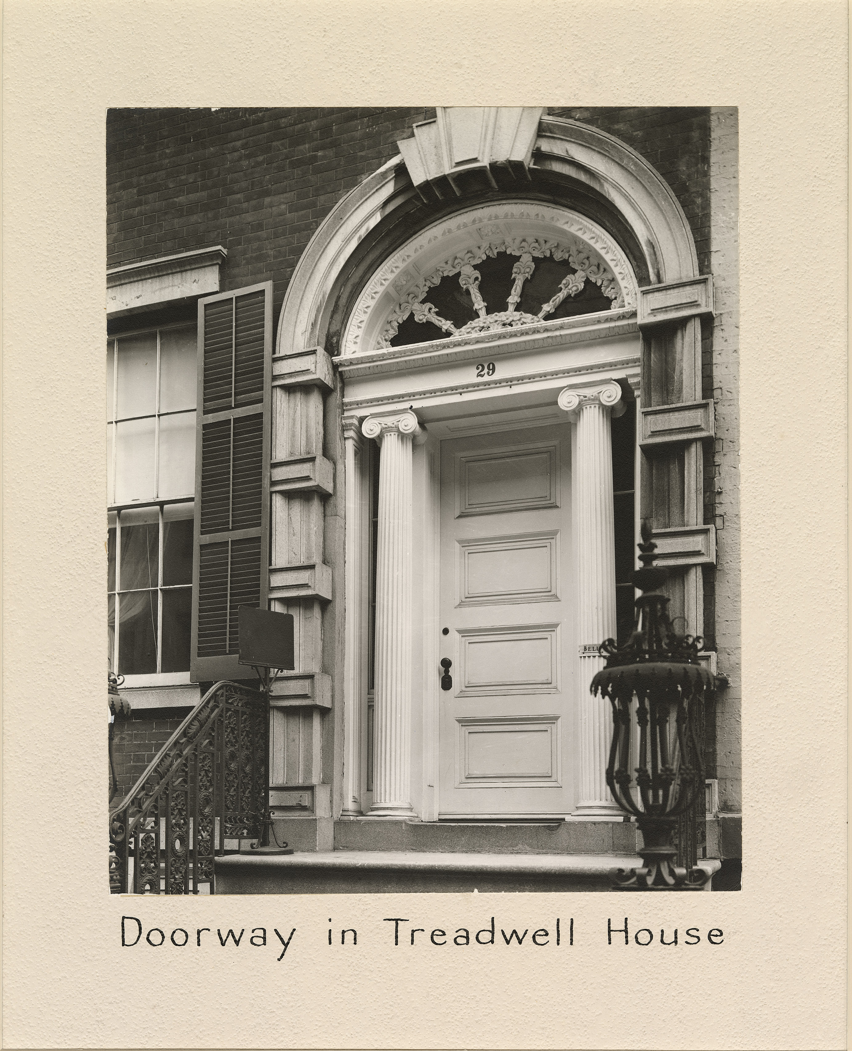 Exterior door to a house