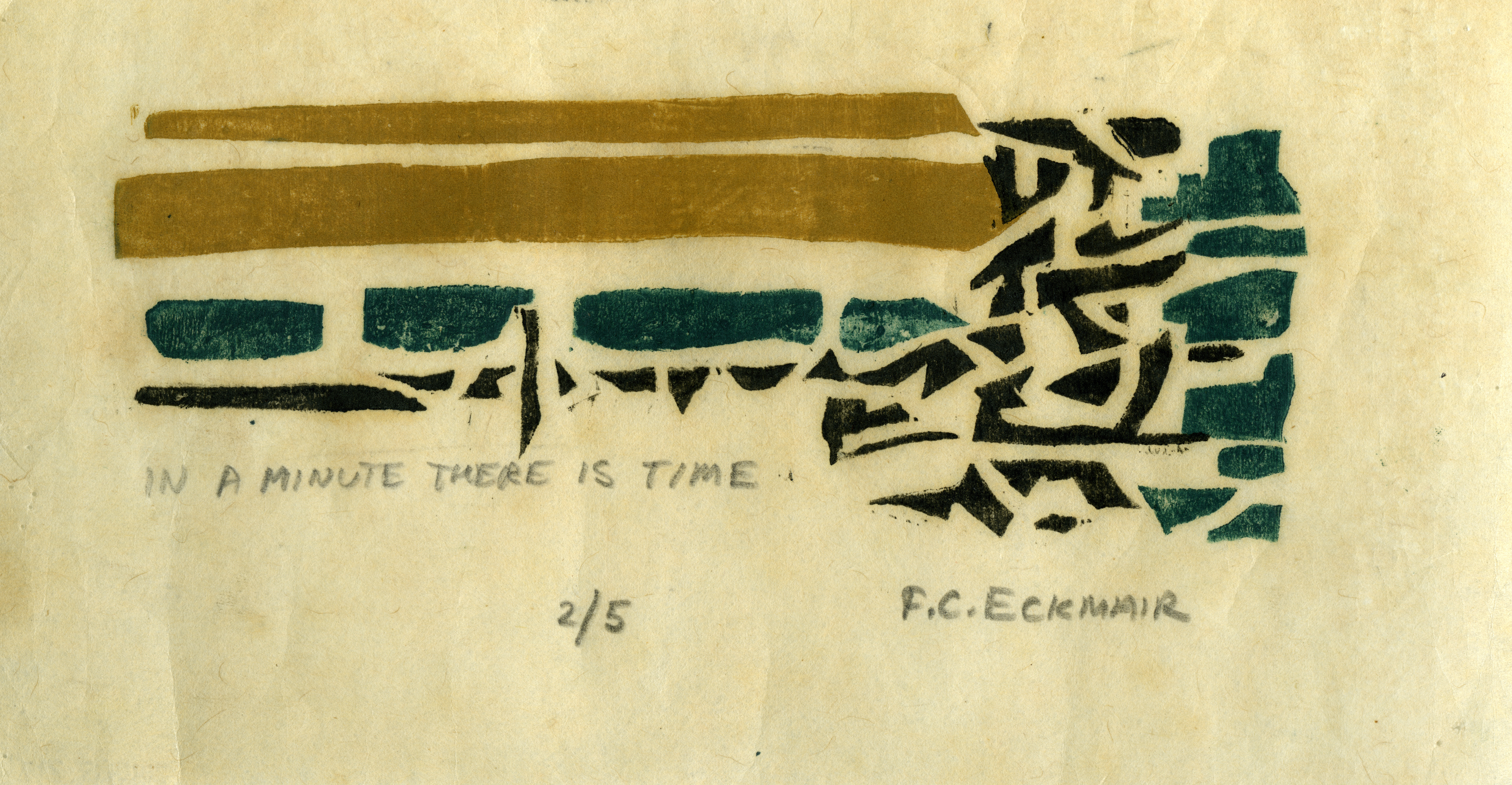 In a Minute There is Time, c. 1960