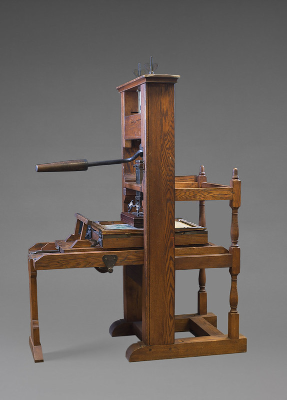 Printing press (replica)