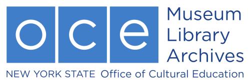 OCE Logo, including Museum, Library, and Archives text