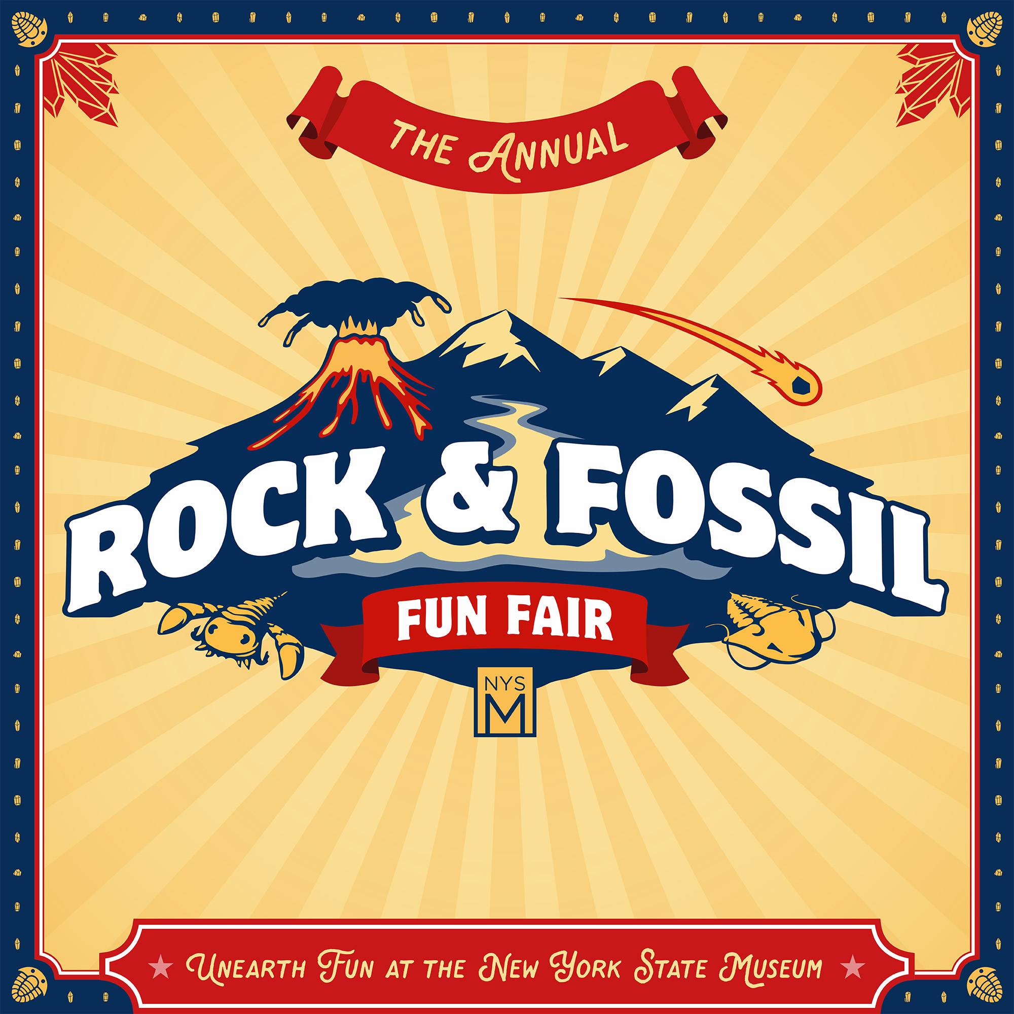 Rock & Fossil Fun Fair graphic