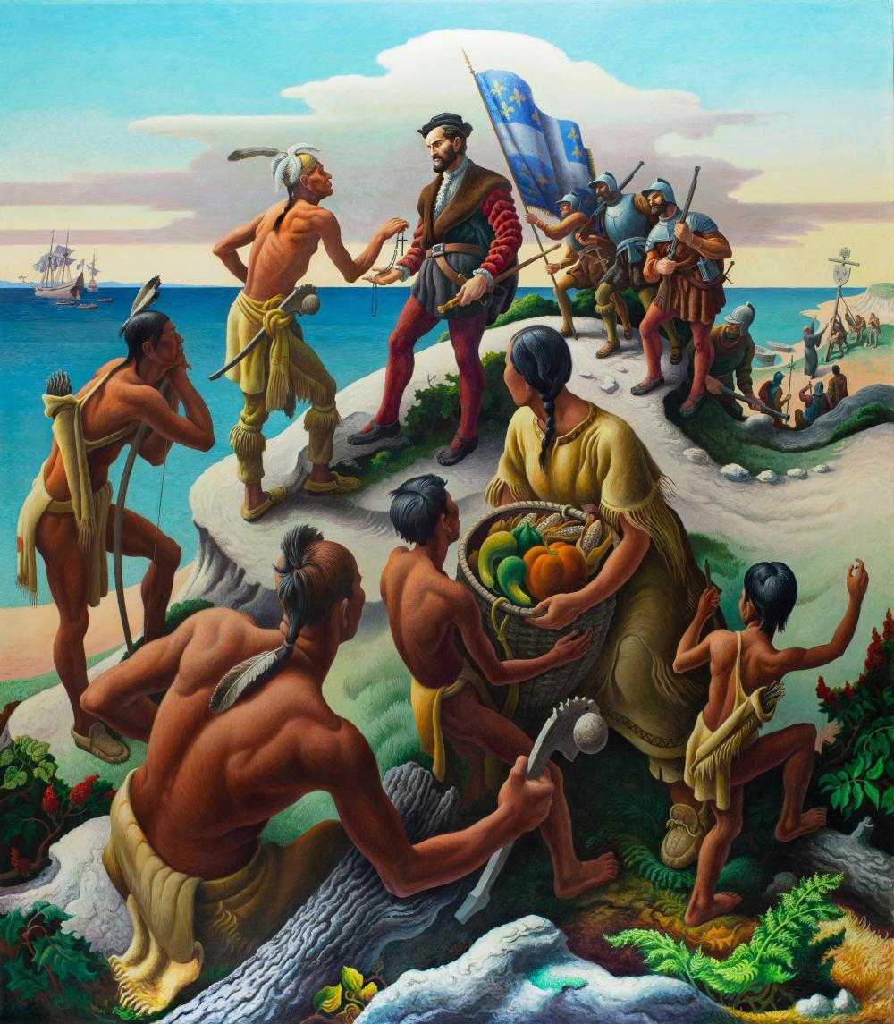 Jacques Cartier Discovers the Indians