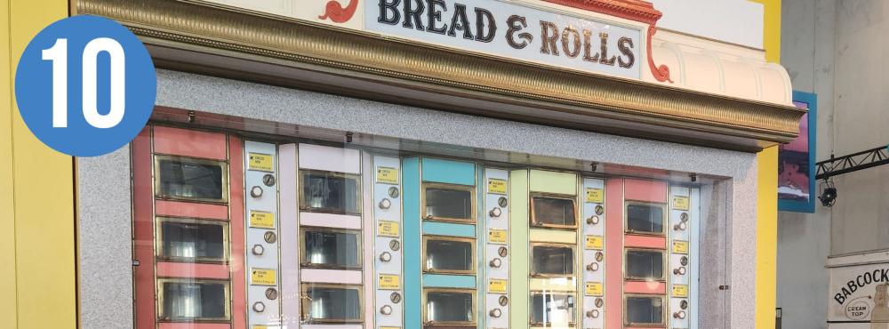 Detail of a Vintage Vending Machine
