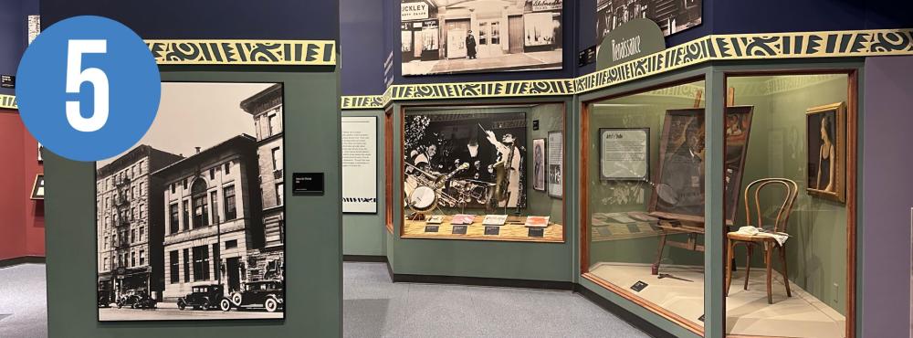 Gallery View of the Harlem Renaissance Exhibit Feature