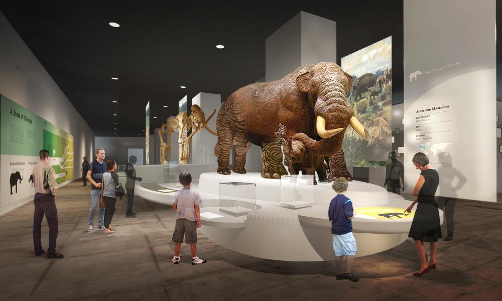 prehistoric animals display