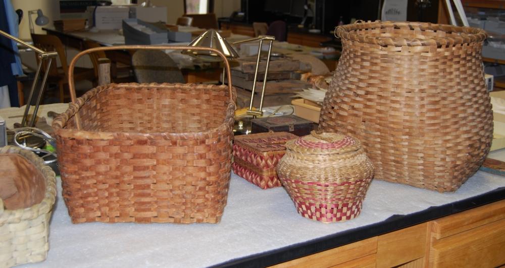 brown baskets