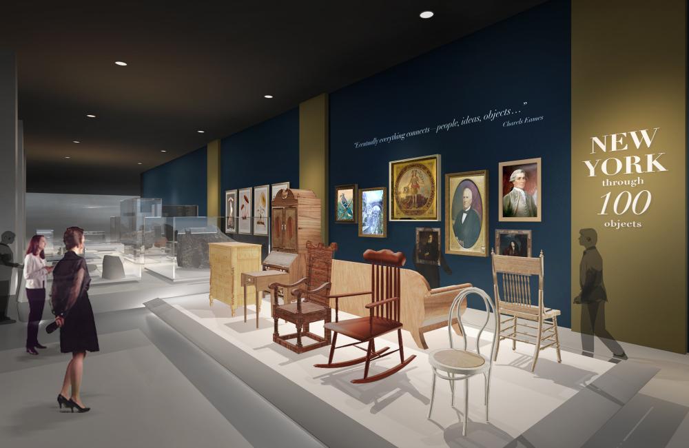 rendered view of museum renovation proposal