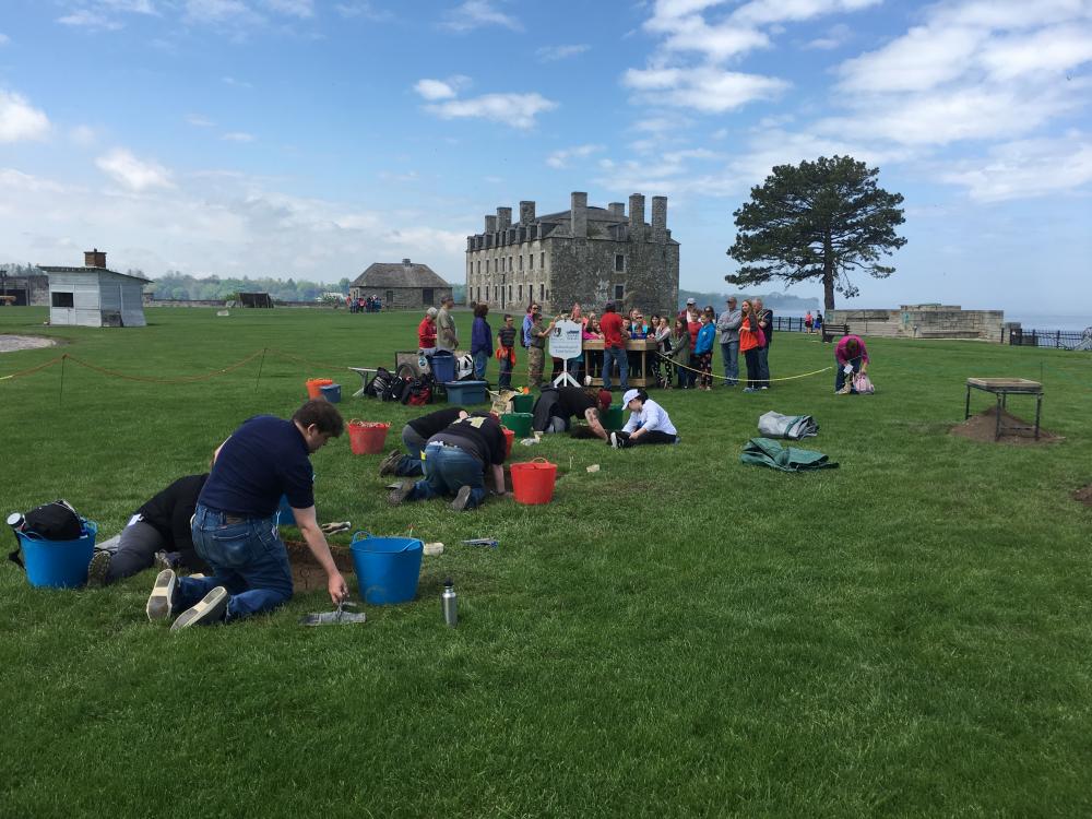 Buffalo State Students Digging Up History at Old Fort Niagara