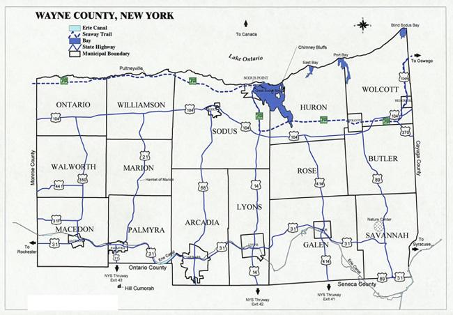 Wayne County Map