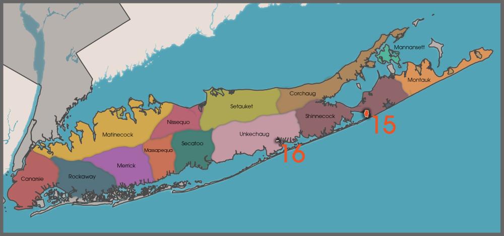 Dispossession of Indigenous Lands - Long Island - Map