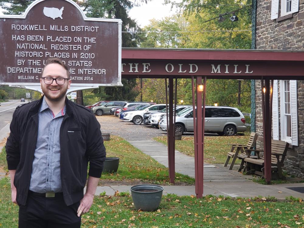 Joseph Fryc, newly appointed Chenango County Historical Society (CCHS) operations manager