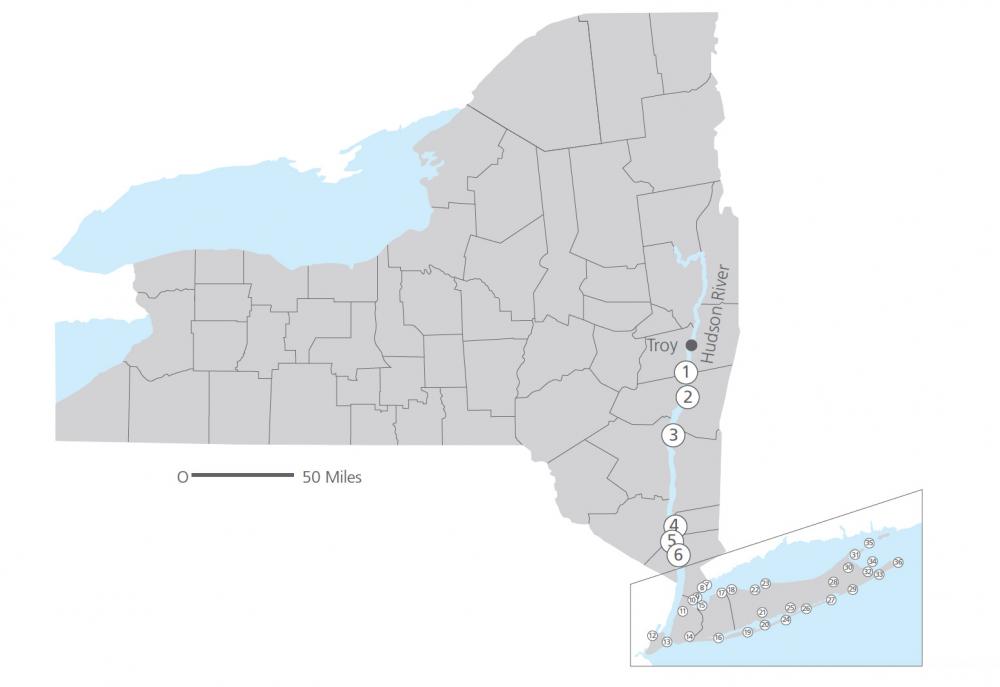 Tidal Bay and Marshes Map