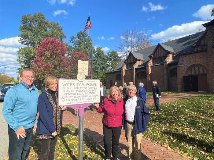 Wyoming County Suffrage Marker