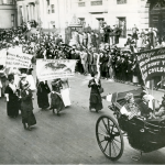 Suffragette Mothers on the March in New York