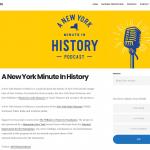 A New York Minute in History Website 
