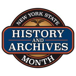 NYS History and Archives Month Logo