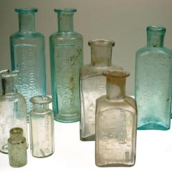 glass bottles