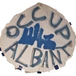 Occupy Albany Sign