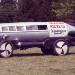 Photo of a rocket car 