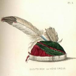 Illustration of Head Dress from Lewis Henry Mogan