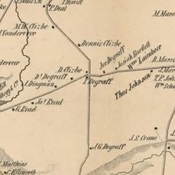 1853 Map of the DeGraff Site