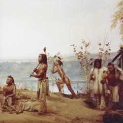 "Old Indian Life Group": Mohawk Warrior Group