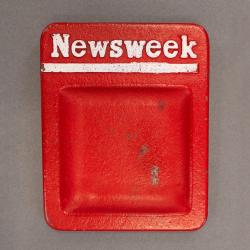 Newsweek newspaper weight and change tray