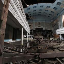 Old church interior