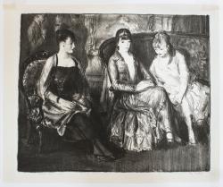 Elsie (Speicher), Emma (Bellows), and Marjorie (Henri) by George Bellows, 1921