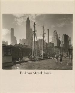 Fulton Street Dock (Fulton Street Dock: Manhattan Skyline)