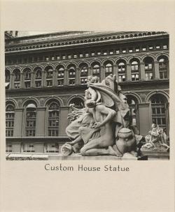 Custom House Statue (Custom House Statues and New York Produce Exchange)
