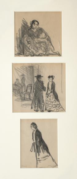 Three Studies Madrid by Robert Henri, 1906