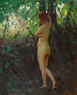 Woodland Nude by Dewing Woodward, c1915