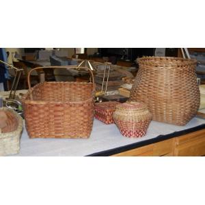 brown baskets