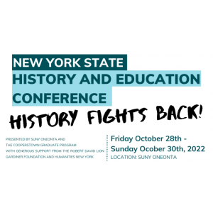 Registration Now Open for New York State History and Education Conference