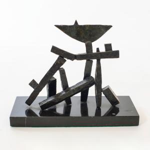 Edward Chavez (1917–1995)Abstraction, n.d.BronzeNYSM, Historic Woodstock Art Colony: Arthur A. Anderson Collection