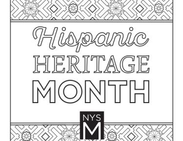 Hispanic Heritage Month Coloring Sheet