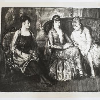 Elsie (Speicher), Emma (Bellows), and Marjorie (Henri) by George Bellows, 1921