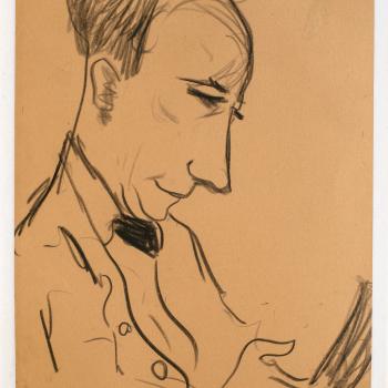 Self Portrait by George Bellows, c. 1921