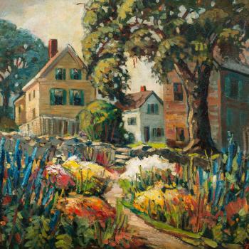 Backyard Garden Path by Henry Billings, undated