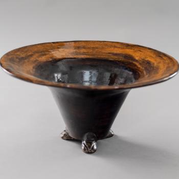 Bowl, "Zedware" by Zulma Steele Bowl, ceramic 
