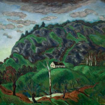 Cottage on a Hillside by Alexander Brook, 1935